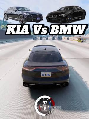 KIA Stinger Vs BMW M6 #carbattle #beamng #forzahorizon5 #fh5 #GAMING #kia #stinger #bmwm6 #bmw #fyp #foryoupage #goviral