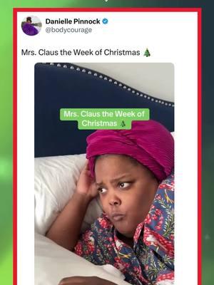 Beside every Santa🎅🏾— is a Mrs. Claus🤶🏾 making sure everything is running smoothly!! She’s the definition of holiday hustle.💪🏾🎁😭💃🏽🎄 🎥: @Danielle Pinnock  #cultureconfidencesoul #mrsclaus #momlife #holidaymadness #izzyandliv #blackwomanmagic #blackfamilylove #blackgirlmagic #blackexcellence #celebrateus #comedy #santa