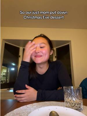 It slapped with the berries and cream too though 🤭 @Ameya Okamoto @Nadya Okamoto #almonds #joke #family #sisters #chiaseedpudding #christmaseve #funny #almondmom 