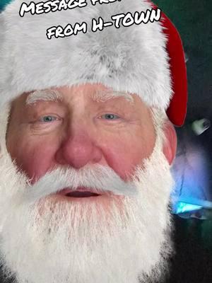 Santa from Houston gives a message! #funnytake #christmas #santa #houstontx 