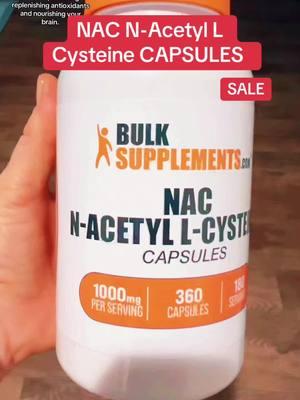 #nacetylcysteine #nacsupplement #bulksupplements #nac #glutathioneprecursor #naccapsules #tiktokshopsupplements #glutathione #tiktokshopendofyeardeals #tiktokshopendofyearsale #TikTokShop #supplementsthatwork #supplements #essentialsupplementsforwomen #essentialsupplementsformen #bestsupplements #lcysteine #nacetyllcysteine #nacetylcysteinesupplements 