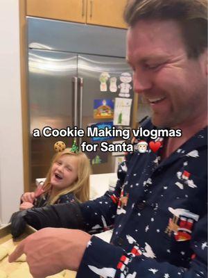 a cookie making 🍪🎄 Vlogmas for Santa 🎅🏻♥️ xx Angela Claire #Vlogmas #besthusband #bestdaddy #tiktokdads #momanddad #cookiesforsanta #christmaseve #daddysgirl4ever #girldad 