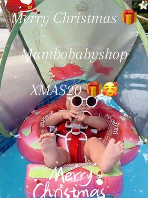 Merry Christmas 🎁🎄💕💦#baby #cutebaby #poolsafety #safety #babyfloat #mambobabyfloat #hecceimambobabyfloat #foryou #foryoupages 