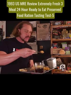 1993 US MRE review extremely fresh 3 meal 24 hour ready to eat preserved food ration tasting test #mre #review #extremely #preserved #food #ration #tasting 