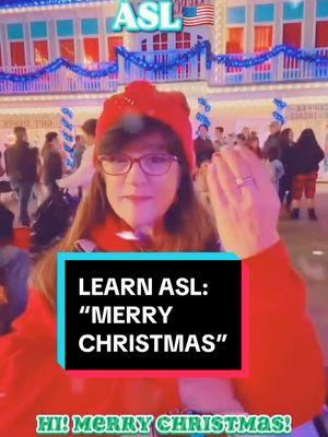 How to sign “MERRY CHRISTMAS” in ASL #ASL #signlanguage #CHRISTMAS #merrychristmas #Deaf #deafcreator#deaftok #deaftalent #disabled #disabilitytok #survivor #DeafRights #Equality #   #captions #aslperformer #deafrepresentation #inclusion #reelstiktok #deafcommunity #hearingaids #deaflove #learnsignlanguage 