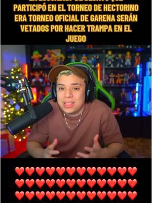 HECTORINO DICE QUE PASARA CON LA ESCUADRA QUE FUE EXPULSADA DEL TORNEO  FELICES FIESTAS  LOS PARTICIPANTES COMO DEJAVU JETER ELY2 Y MANOLOV#freefire #garena #garenaoficial #freefirelatino #hectorinoyt #wilmergaming #viraltiktok #dejavu #jeter #themanolov #ely2 #freefireviral #tiktokfreefire #torneofreefire 