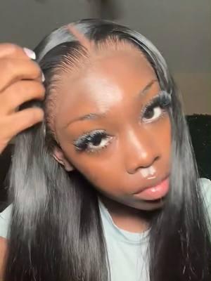 This Lace Frontal Straight Wig Is 😚👌🏾🦋 #hairstyle #lacefrontalwig #wiginstall #cynosurehairaliexpress #hdlace #melting #meltlace #prepluckedwig #bleachknots #foryoupage