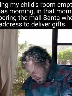 "Let me in, little one, it's Santa.  I've brought you gifts!" #distressingmemes #christmas #christmasmorning #santa #taken