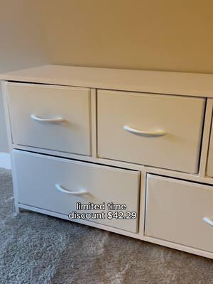 This has made my closet look so much more put together. #drawers #dresser #fabricdresser #viraldresser #closetorganization #closetorganizationhacks