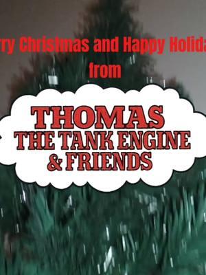 Merry Christmas and Happy Holidays from our number 1 blue Tank Engine! #merrychristmas #plushes #ttte #happyholidays #thomasandfriends #thomasthetankengine #christmas #plushvideo #fyp 