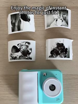 Portable Instant Camera today only $17!#camera #portablecamera #printer #portableprinter #giftideas #ValentinesDay #christmas #tiktokshopholidaydeals 