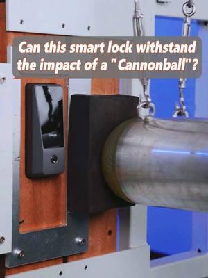 If a cannonball smashes into your door, can the smart lock withstand the impact? Let’s see if the GHome Smart Palm vein recognition lock can hold up? It could be the best quality smart deadbolt you’ve ever seen!#tiktokshopholidayhual #yearendsale #chrismasgifts #ghome #ghomesmart #fingerprint #app #keylock #fingerprintlock #applock #door #smarthome #doorknob #doorlock #smartlock #Lifestyle #mattblack #fypage #privacy #security #dealsforyoudays #battery #charger #smartknob #smartdoorlock #smartdoorknob #smartdeadbolt #palmvein 