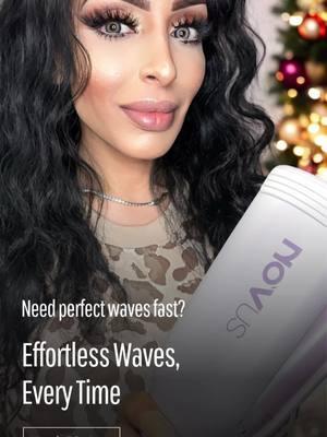 Get perfect waves in just 5 seconds with the #Novus Rovy Wave Curling Iron 🌊 @NOVUSPRO ❌ @Tehmeena Afzal ❌ @Myyshop #beachwaves #mermaidhair #hairtutorial #wavyhair #hairstyle #hairtok  #curlyhair #myyshopbeauty #missmeena #luxebymeena #fyp #foryou #foryoupage #tiktokmademebuyit #tiktokshopcybermonday #tiktokshopholidaydeals #tiktokshopholidayhaul #christmasgift 