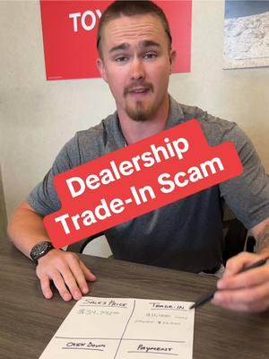 Dealership trade in scam - buying a car shouldn’t be miserable. Don’t go to a dealership that does this. #tradein #appraisal #dealership #kbb #scam #carsales 