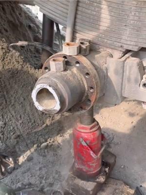 In the middle of road Truck Rear wheel axle tube broken lets repair it carefully… #ultimateprocess #unfreezmyaccount #brokenwheelaxlehosing#broken#repairing#foryoupage#growmyaccount#fypage