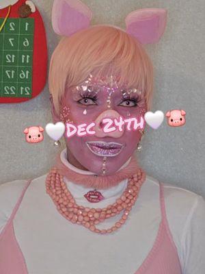 Dec 24th Day 24 from  MoE's 25dayz of Christmas Challenge 2024 🐷🤍🐽🎄Pink Christmas Pig 🎄🐽🤍🐷 @MoE @MoE @MoE  #transition  #makeuptransition #outsidetransition #faceart #facejewels #glittermakeup #creativemakeup #faceartmakeup #25daysofchristmaschallenge #25daysofchristmas #25daysofchristmasmakeup #25daysofchristmasoutfits #25days #countdowntochristmas #christmascountdown #December2024 #December #Christmas #Christmas2024 #merrychristmas #fitcheck #outfitoftheday #day24 #dec24th #Christmaseve2024 #Christmaseve ##pinkpig #Pink #Pig #pigears #pinkjumpsuit #whitetutu #white #pigcosplay #pignose #pigmakeup #pinkpiggy #pinkhair #pinkchristmas #Christmaspig #christmaspiggy #pigcosplay #pinkmakeup #christmashat #onwednesdayswewearpink 