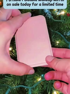 what s great little mirror to have in your bag! perfrct little stocking stuffer idea for older kiddos as well! and fit under three dollars, absolutely! 👏🏼 #portablemirror #mirror #travelmirror #stockingstuffers #stockingstuffer #christmas #christmasgift