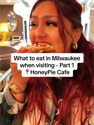 Milwaukee Must Eats Part 1: Honey Pie Cafe Retro-style eatery with patio serving creative comfort food & desserts made from local ingredients. 📍Location: 2569 S Kinnickinnic Ave, Milwaukee, WI 53207 #fyp #foryou #milwaukee #Milwaukeefood #midwestfood  #mkefood #mke #milwaukeeeats  #milwaukeefood #biscuits #thingstodoinmilwaukee   #visitmilwaukee #exploremilwaukee 