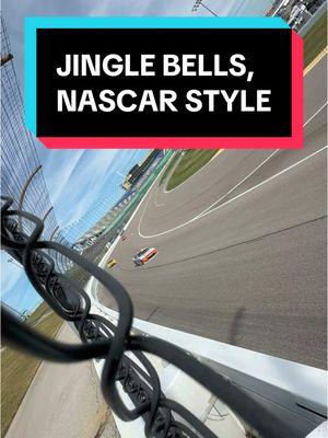 ...performed by race cars. #NASCAR #happyholidays 