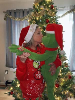 Dancing With The Grinch #grinch #thegrinch #christmas #dance #cutetok #funnytok #mrgrinch 