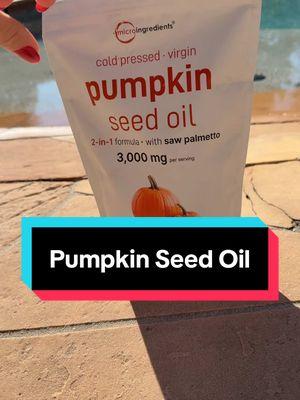 Save $5 on Pumpkin Seed Oil Softgels. #pumpkin #pumpkinseeds #pumpkinseedoil #tiktokshopholidaysale 