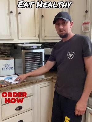 Eat healthy, it really does work great… #eathealthy #dehydrator #getchaone #countryboy @Austin light_27 @lowebo @Kody Robinette @Willie Ooten @light61583 