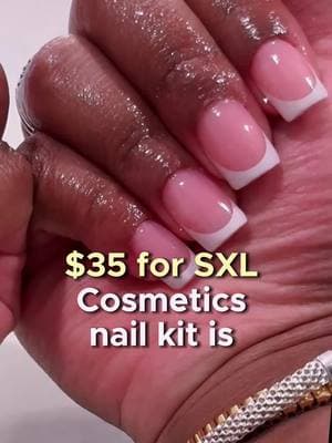 Sxc nail kits will always be my fav! Incluye todo lo que necesitas!! ✨💕  #nail #nails #nailkits #dealsforyoudays #frenchtipsnails #frenchtipnails #pressonnails #falldealsforyou #nails #TikTokShop #sale 