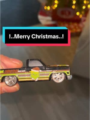 #merrychristmas #grinch #hotwheels #mattel #diecast #164scale #chevy #silverado #squarebody #fyp #foryoupage #paratii 