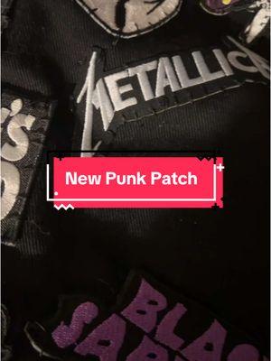 New Punk Patch #punk #music #rock #ramones #thewho #deadkennedys #goodcharlotte #blink182 #greenday #theclash