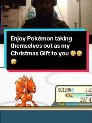 Merry Christmas to everyone. Enjoy Mons taking themselves out as my Christmas Gift to you 🤣🤣🤣 #christmas #gift #twitch #twitchstreamer #highlights #pokemon #kaizoironmon #thatonelaw37 #roadto100k #merrychristmas 