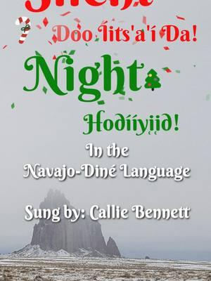 “Silent Night, Holy Night (Doo ’Íits’a’í Da! Hodííyi̜i̜d!)” Sung by Callie Bennet in the Navajo-Diné Language. #ChristmasSong #ChristmasSongs #Christmas2024 #ChristmasMagic #ChristmasWorship #holidayseason #Christmas #ChristmasSpirit #ChristmasVibes #CozyChristmas #Késhmish #KéshmishBaaHózhó̜ #KéshmishBiyiin #feliznavidad #ChristmasLightDisplay #DecemberToRemember #merrychristmas #ChristmasIsComing #HolidaySeason #HolidaySeason2024