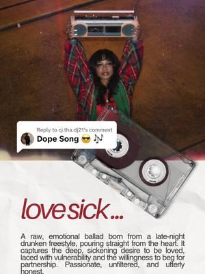 Replying to @cj.tha.dj21 thank you 💝 LOVE SICK OUT NOW ON ALLLLLL PLATFORMS #happyholidays #anayakobe #newmusic #lovesick 