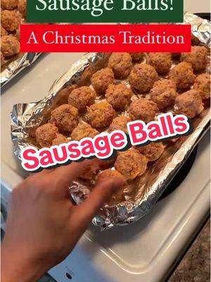 Always look forward to sausage balls on Christmas day! What are your Christmas Day traditions? #christmastradition #sausageballs #merrychristmas🎄 #phyllissings 