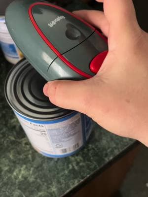 Automatic battery can opener no more sharp lids #canopener #automaticcanopener 