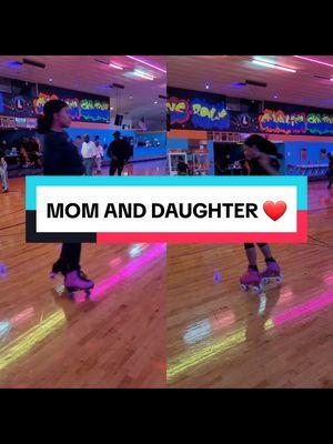 Literally a carbon copy❤️ We do almost everything together!🛼 #fypシ゚viral #rollerskatingtutorial #fypシ #rollerskatetutorials #motheranddaughter 