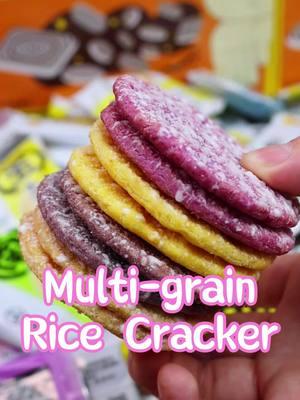 Crunchy and delicious multi-grain rice crackers! Perfect for snacking anytime. #RiceCrackers #healthysnacks