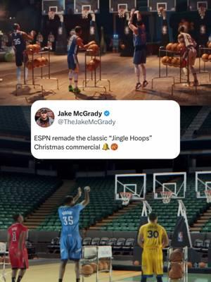 ESPN remade the 2013 classic, “Jingle Hoops” 🎬 (via @ESPN) #espn #NBA #nbabasketball #nbacommercial #nbafyp #nbatok #nbatiktok #nbaedits #nbaedit #nbafan #nbafans #nbamemes #nbameme #nbacontent #nbahighlights #nbahistory #nbahoops #lebron #lebronjames #kevindurant #stephcurry #stephencurry #anthonyedwards #victorwembanyama #jaysontatum #giannisantetokounmpo #lukadoncic #jakemcgrady 