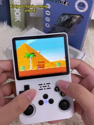 R36s portable gaming console 🎮🕹️☺️#itsilanfarmacia #farmacia #italianproducts #whitenightoothpaste #whiteningthatworks #whiteningstrips #tiktokmademebuyit #spotlight 