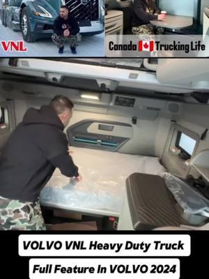 VOLVO New Truck with fully Feature Truck #foryou #viral #fyp #wmk #canada #dailyvlog #1millionviews #canandalife #truckinglife #surrey #truckinglife #volvo #vnl #newtruck 