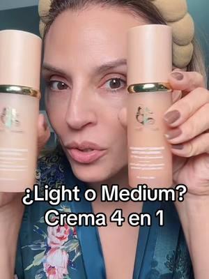 Replying to @ling159 ¿Cuál uso Light o Medium? Esta es la famosa crema 4  en 1 que se convierte en foundation y se mimetiza con tu tono de piel. ¡La amarás! 😍👌🏼#foundation #foundations #foundationcream #biomimicfoundation #colorchangingfoundation #ttsbeautybesties #skingoals #GlowUp #foundation #makeup #biomimicfoundation #makeuphack #tiktokshopaffiliate @Forever Bloom Skincare 