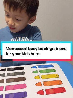 Preschool Learning Activities is designed to make learning for preschoolers and toddlers fun and interactive, with 12 different themes including colors, letters, numbers, shapes, W and more, making it easy for children to participate in various educational activities #matchingcolors #toddler #toddleractivities #montessori #viralvideo 