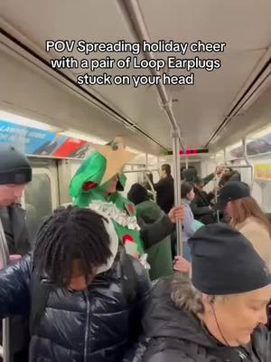 Last sighting: NYC subway #loopearplugs 