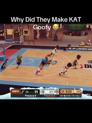 They did KAT dirty 😂 #chrstmas #NBA #nbachristmas #goofy #kat 