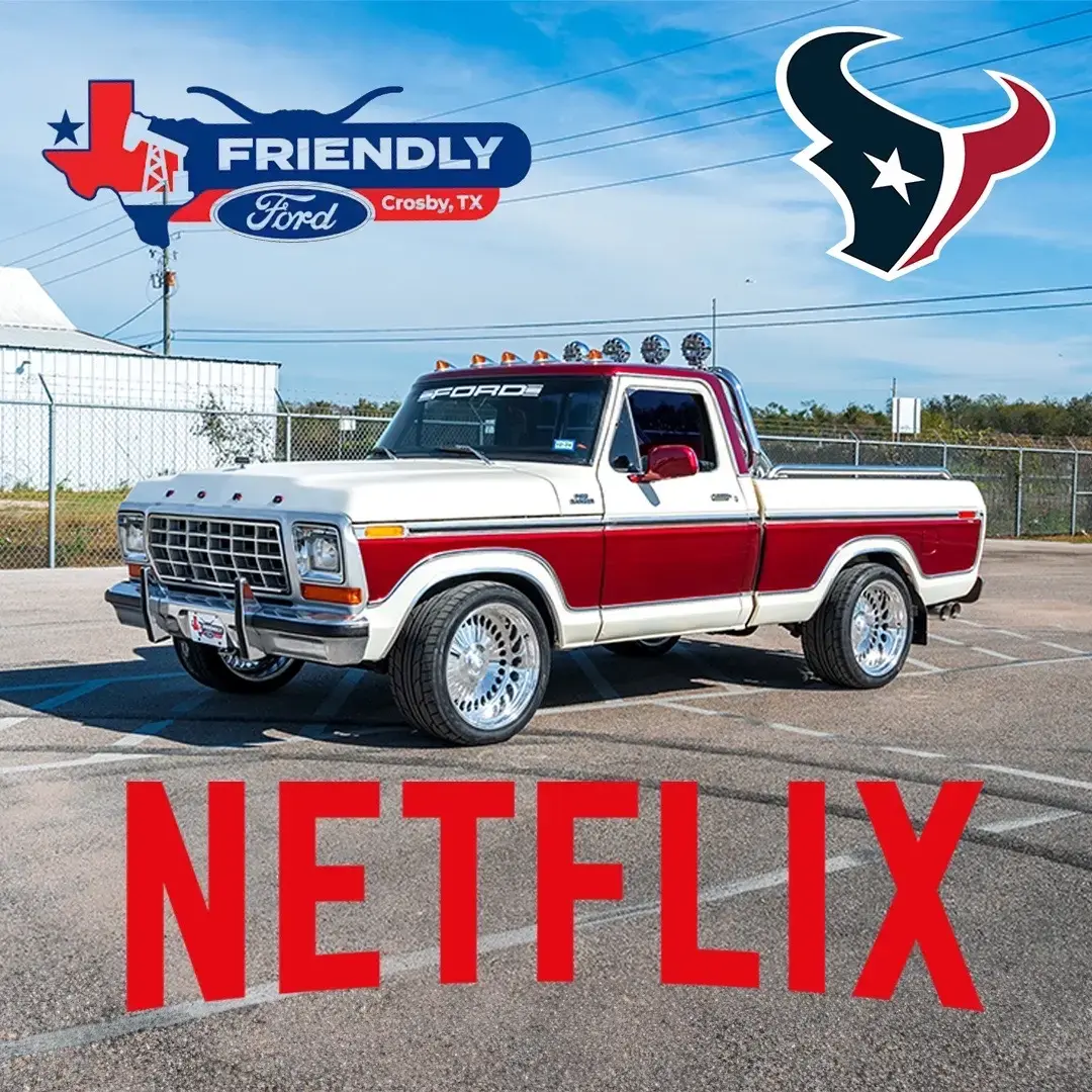 Look for this truck today at the halftime show on Netflix and CBS during the Texans game it will be part of the Beyoncé halftime presentation. We are honored that Netflix And the Houston Texans reached out to use our truck!  #texans #houston #netflix #friendlyfordofcrosby #fyp @Texans2024 @Netflix 