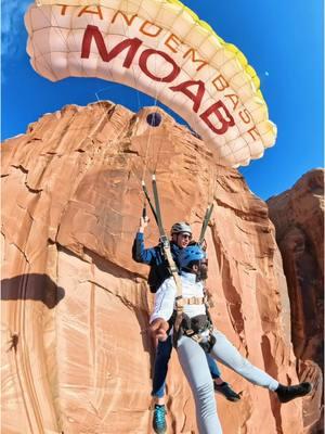 Jumping into the holidays like… #tandembasemoab #basejump #holiday #xmas #christmas #present #family #move #roadtrip #career #moab #utah #bucketlist #fyp 