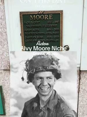 #onthisday #alvymoore #greenacres #forestlawnhollywoodhills #cemetery #niche #celebritygraves #fyp #foryoupage 