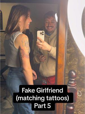 I’m sorry to my 2nd grade teacher  Tattoos by Churchmousetattoo @CreatureCuisine  #fakedating #spontaneous #fakedatingtrope #la #friendsgiving #longdistance #fakegirlfriend #matchingtattoos #tattoo #snowleopardtattoo #jackalopetattoo #reallifehallmarkmovie