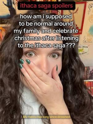 my family was talking about ithaca NY during breakfast this morning and i was biting the bars of my enclosure #epicthemusical #ithacasaga #musicaltheatre #caitsbooks 