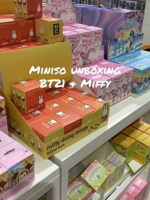 Miniso haul! #bt21 #miniso #minisoblindbox #miffy #miffyblindbox #mang #cooky #chimmy #rj #tata #rj #koya #shooky #unboxing @Miniso Official #fyp 