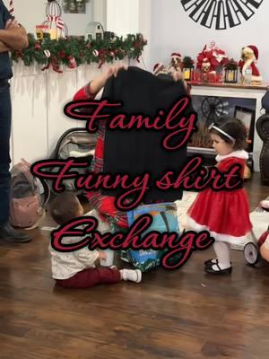 We decided to try something fun and do the adults funny shirt exchange! It was so worth it! Saved the best for last lol #fyp #shirtsandgiggles #fypシ #hilarious #mom #famil #family #picture #funn #hispanic #hispanictiktok #mexican #mexicantiktok #familia #dad #dadsoftiktok 